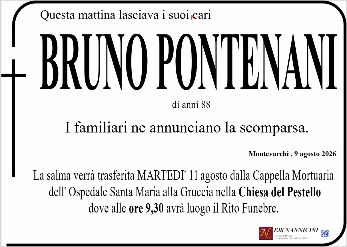 BRUNO PONTENANI