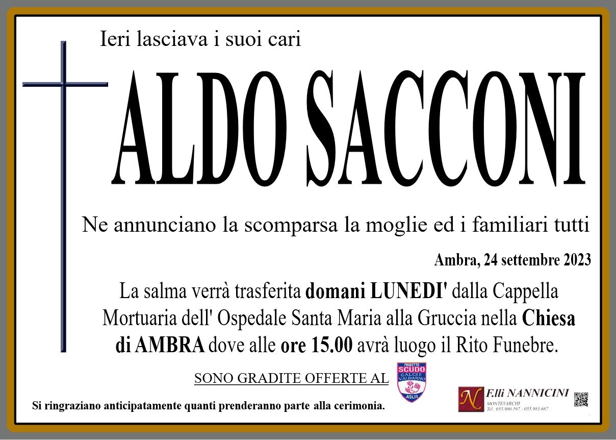SACCONI ALDO