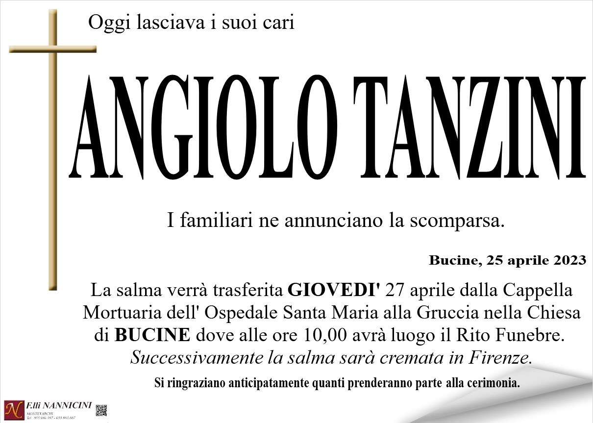 ANGIOLO TANZINI
